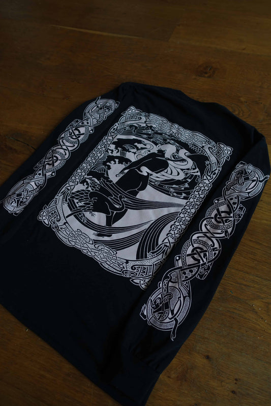 Celtic Black Long Sleeved T-Shirt