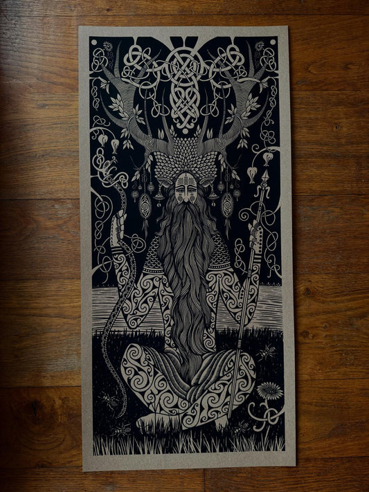 Cernunnos God Print