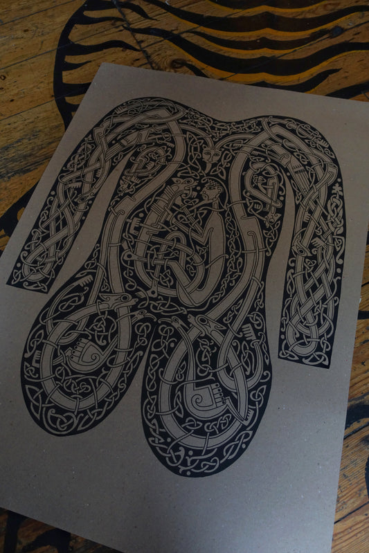 Celtic Backpiece Print (Signed)