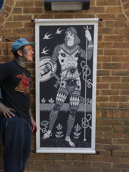 Pictish Man Tapestry