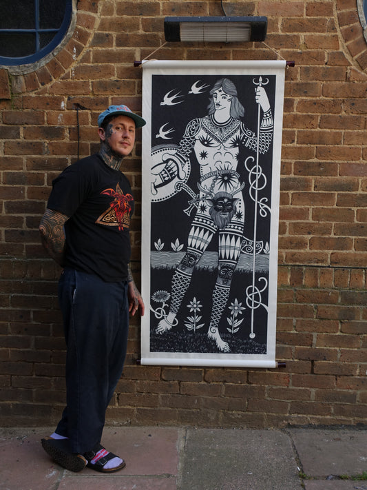 Pictish Man Tapestry