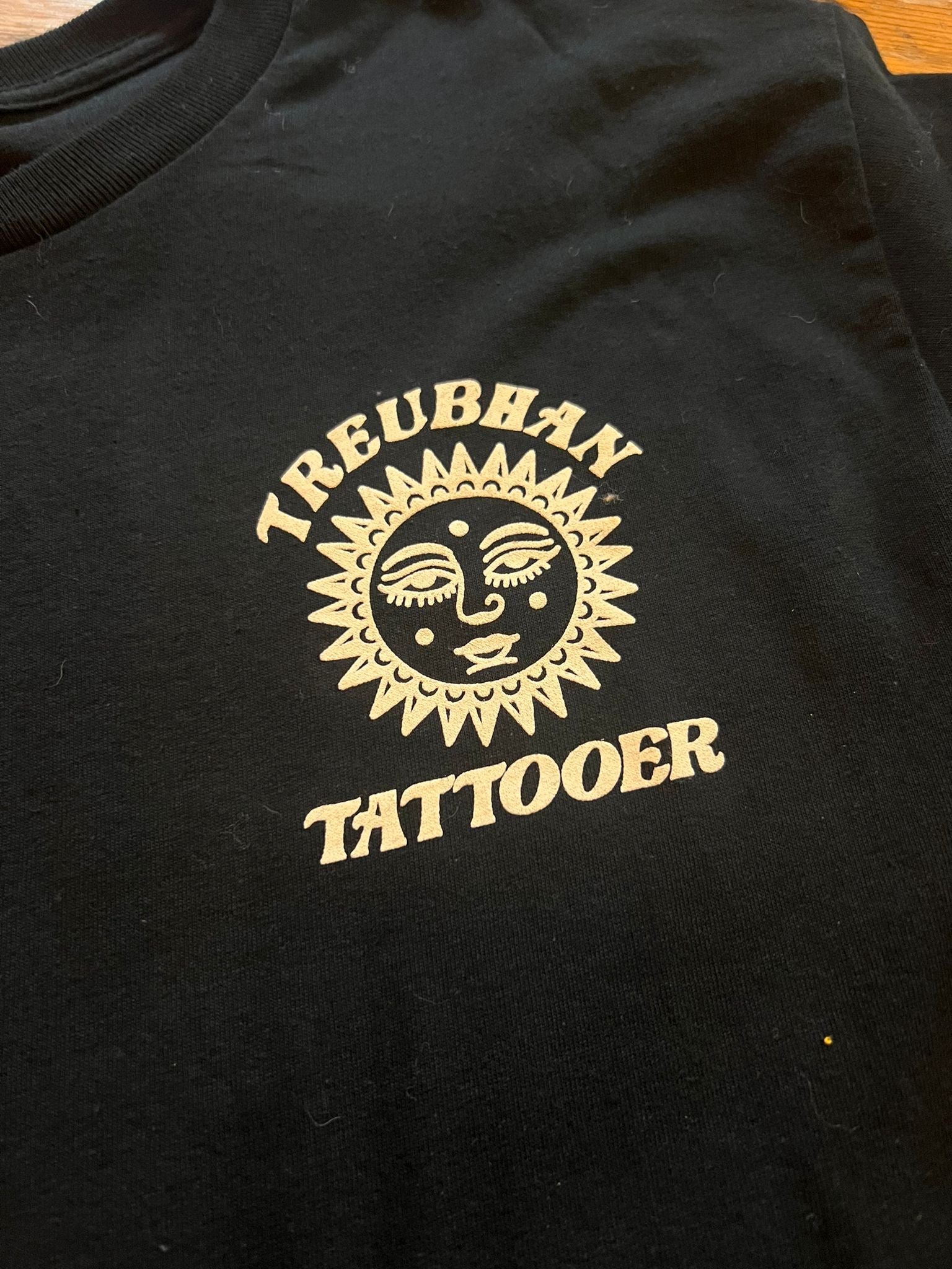 Tibetan Dragon Long Sleeved Black T- Shirt